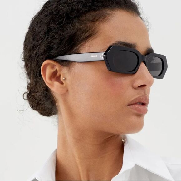 CELINE Sunglasses CL40243I 5101A Black Dark Grey Women NEW - Picture 12 of 13